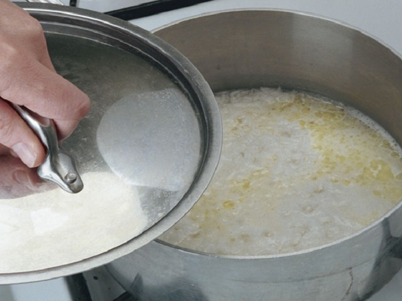روش صحیح پخت برنج فجر/ کته و آبکش